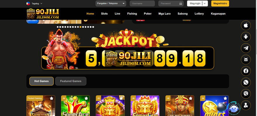 Sumali sa Jili90 Online Casino